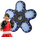 OurStarry Smart Music Boxing Machine for Adults and Kids, Training Machine with LED Electronic Wall Mounted, Home Indoor Workout Equipment with Premium Boxing Gloves (Black 11)